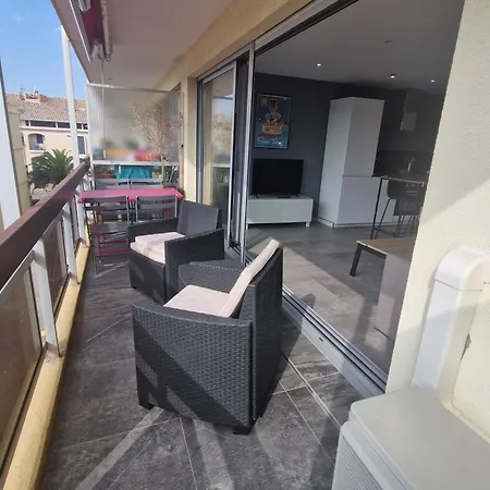 Climatise 2 Pieces Avec Vue Mer, Centre-ville Sainte-maxime, Animaux Acceptes - Fr-1-780-26 * Sainte-Maxime