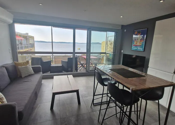 Climatise 2 Pieces Avec Vue Mer, Centre-ville Sainte-maxime, Animaux Acceptes - Fr-1-780-26 Apartament *